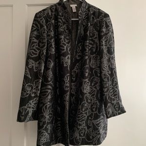 Chico’s black/silver jacket